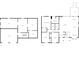 Floor plan showing the layout of the rooms and the deck at 3407 Deerwood Ct, Rex, GA 30273