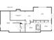 Lower level floor plan with dimensions, featuring a recreation room, bedrooms, basement, laundry, and baths at 4590 Lake Forrest Nw Dr, Atlanta, GA 30342