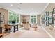 Bright living room featuring neutral furniture, artwork, and natural light at 4590 Lake Forrest Nw Dr, Atlanta, GA 30342