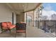 Spacious balcony with comfortable seating and outdoor ceiling fan at 625 Piedmont Ne Ave # 2004, Atlanta, GA 30308