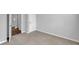 Spacious bedroom with neutral carpet and gray walls ready for personalization at 6920 Oak Valley Dr, Douglasville, GA 30134
