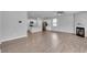 Open floor plan with living room flowing into kitchen at 6920 Oak Valley Dr, Douglasville, GA 30134