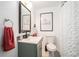 Bathroom with colorful decor, modern fixtures, and a clean aesthetic at 1812 Defoor Nw Ave, Atlanta, GA 30318