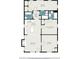 Home floor plan showing the layout of the kitchen, bedrooms, bathrooms, laundry, and living room at 1812 Defoor Nw Ave, Atlanta, GA 30318