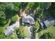 Aerial view of the property highlighting lot boundaries and neighborhood layout at 3990 Old Spring House Ct, Atlanta, GA 30338