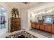 Lovely bathroom showcasing granite counters, dual sinks, and a decorative chandelier at 1152 Simonton Glen Way, Lawrenceville, GA 30045