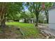 Spacious backyard with lush green grass and mature trees at 1441 Ezra Church Nw Dr, Atlanta, GA 30314