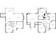 Floor plans for the two floors of the house showing layout and room placement at 1803 Gold Finch Way, Lawrenceville, GA 30043