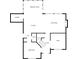 Floor plan layout of the main floor showcasing living spaces at 1803 Gold Finch Way, Lawrenceville, GA 30043