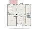 Detailed floorplan showcasing the layout of the home including the kitchen, living room, and bedrooms at 2620 Paddock Point Pl, Dacula, GA 30019