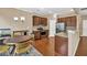 Eat in kitchen features stainless steel appliances and a cozy eat-in dining area at 4125 Madison Bridge Dr, Suwanee, GA 30024