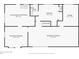 Basement layout with finished and unfinished spaces, including a laundry room, bedroom and storage area at 454 Jo Ann Se Dr, Marietta, GA 30067