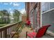Relaxing patio space with comfortable seating, offering a serene and private outdoor retreat at 552 Micayne Se Cir # 1, Smyrna, GA 30082