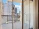 Balcony with views of nearby buildings and downtown at 325 E Paces Ferry Ne Rd # 810, Atlanta, GA 30305