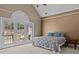 Bedroom featuring a trey ceiling, private access to outdoor living area at 168 Jersey Rd, Oxford, GA 30054