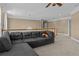 Loft area with comfortable seating, decorative chandelier, and tranquil atmosphere at 168 Jersey Rd, Oxford, GA 30054