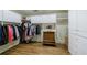 Large walk-in closet with custom shelving and storage at 202 Lakeview Ave, Atlanta, GA 30305