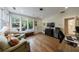 Cozy office features lots of light, hardwood floors, and views into the yard at 202 Lakeview Ave, Atlanta, GA 30305