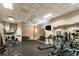 Spacious gym area with various weight machines and equipment for a comprehensive workout at 32 Peachtree Nw St # 1303, Atlanta, GA 30303