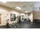 Gym features weight machines and equipment for a comprehensive workout in the building at 32 Peachtree Nw St # 1303, Atlanta, GA 30303