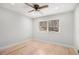 Bedroom with a ceiling fan and hardwood floors at 3221 Goldenchain Dr, Lithonia, GA 30038