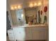 Stylish bathroom with large mirror, double sinks, and granite countertops offer a luxurious feel at 400 17Th Nw St # 2031, Atlanta, GA 30363