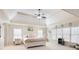 Spacious main bedroom with vaulted ceilings, large windows, and neutral tones create a calming atmosphere at 4514 Heathrow Nw Ct, Kennesaw, GA 30152