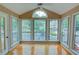 Inviting sunroom with large windows providing plenty of natural light at 1005 Berkeley Woods Dr, Duluth, GA 30096