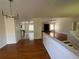 Open floor plan with views of living room, dining room, and updated kitchen at 262 Bomar Ln, Douglasville, GA 30134