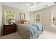 Carpeted bedroom with great light from the two bright windows at 4900 Fairmont Way, Roswell, GA 30075