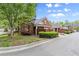 Exterior shot of the home and nicely manicured landscaping at 4900 Fairmont Way, Roswell, GA 30075