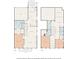 Floor plans of both first and second floors featuring all rooms at 4900 Fairmont Way, Roswell, GA 30075
