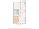 Floor plan of first floor featuring kitchen, dining, living and primary bedroom at 4900 Fairmont Way, Roswell, GA 30075
