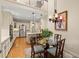 Open kitchen layout with stainless steel appliances and breakfast nook at 4900 Fairmont Way, Roswell, GA 30075