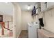 Laundry room provides great storage and full size washer and dryer at 4900 Fairmont Way, Roswell, GA 30075