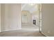Bright room with fireplace, large window, and neutral paint at 100 Julia Ct, Fayetteville, GA 30214