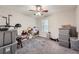 Bedroom filled with boxes and exercise equipment at 9053 Franklin Ct, Jonesboro, GA 30238