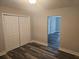 Bedroom with wood-look floors and a closet at 1956 Shirley Sw St, Atlanta, GA 30311