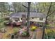 Charming home with a backyard deck, mature trees, and colorful landscaping offering a private and serene outdoor space at 3595 Limberlost Sw Trl, Stockbridge, GA 30281