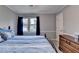 Bedroom with a large window and natural lighting plus craftsman trim at 4995 Hyde Ct, Cumming, GA 30040