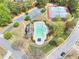 Aerial view of the community pool, tennis court, and basketball court at 2570 Middleton Way, Grayson, GA 30017