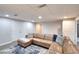 Spacious living room with plush sofa and neutral decor at 2570 Middleton Way, Grayson, GA 30017