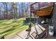 Spacious backyard showcasing a covered deck and patio area, perfect for relaxation and entertaining guests at 4835 Fields Bridge Rd, Cumming, GA 30028