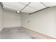 Clean, empty garage with concrete floor and plenty of room for parking at 4835 Fields Bridge Rd, Cumming, GA 30028