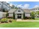 Community pool house with white siding and manicured landscaping at 2026 Manchester Ne St, Atlanta, GA 30324