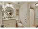 Updated bathroom featuring a marble countertop and modern fixtures at 3776 N Stratford Ne Rd, Atlanta, GA 30342