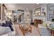 Comfortable living room with a fireplace, built-in bookshelves, and classic furnishings at 3776 N Stratford Ne Rd, Atlanta, GA 30342