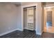 Bedroom closet with shelving and hanging storage at 703 Paul Revere Dr, Locust Grove, GA 30248