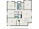 This floor plan shows the layout of the second floor of the home at 345 Caledonia Ct, Peachtree City, GA 30269