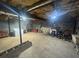 Spacious unfinished basement with washer, dryer, and plenty of room for storage or future expansion at 5834 Heardsville Rd, Cumming, GA 30028